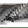 Mexen Velar L Duo Schiebetüren 180 cm, Mattglas, Schwarz - 871-180-003-32-70