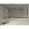Mexen Omega klizna za tuš s kliznim vratima 160 x 90 cm, prozirna, krom - 825-160-090-01-00