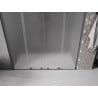 Mexen Velar L Duo 200 cm Sliding Shower Door, Frosted, Gun Metal - 871-200-003-32-95