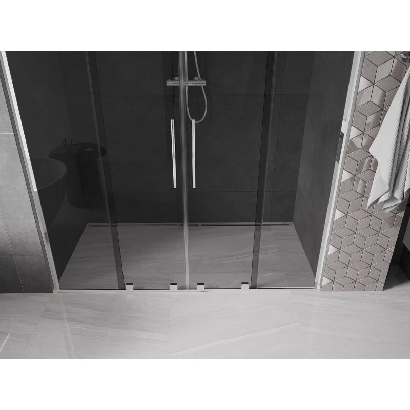 Mexen Velar L Duo lükandustega duššiuks 170 cm, grafiit, kroom - 871-170-003-42-01