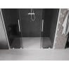 Mexen Velar L Duo drzwi prysznicowe rozsuwane 180 cm, grafit, białe - 871-180-003-42-20