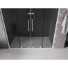 Mexen Velar L Duo drzwi prysznicowe rozsuwane 180 cm, grafit, białe - 871-180-003-42-20