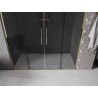 Mexen Velar L Duo lükand dušiuksed 200 cm, grafiit, kuldne - 871-200-003-42-50