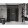 Mexen Velar L Duo lükand dušiuksed 200 cm, grafiit, kuldne - 871-200-003-42-50