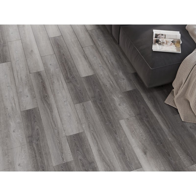 Mexen El Monte Muster von SPC-Vinylpaneelen 6,5 mm, IXPE-Unterlage 1,5 mm, 4 V-Fuge, Eiche - F1011-S