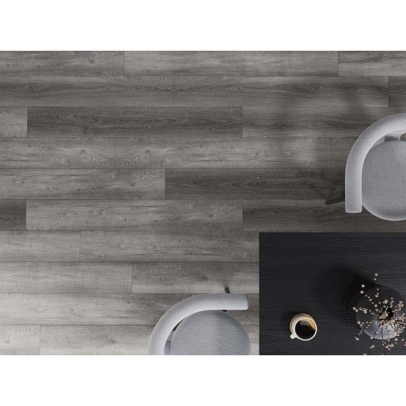 Mexen El Monte Muster von SPC-Vinylpaneelen 6,5 mm, IXPE-Unterlage 1,5 mm, 4 V-Fuge, Eiche - F1011-S