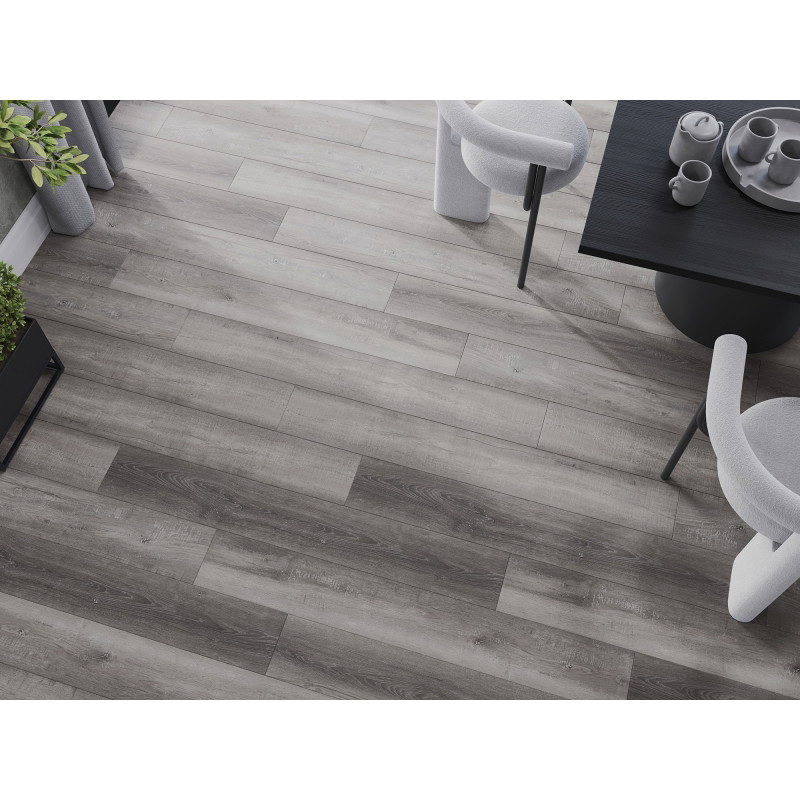 Mexen El Monte vzorec vinilnih plošč SPC 6,5 mm, podloga IXPE 1,5 mm, 4 V-fuga, hrast - F1011-S