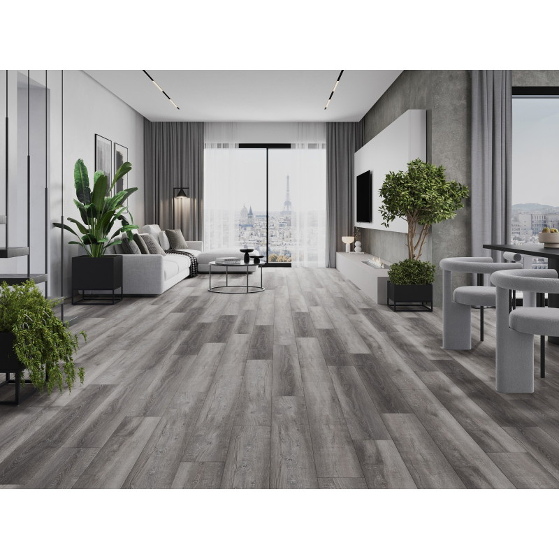 Mexen El Monte δείγμα πανελού SPC 6,5 mm, υπόστρωμα IXPE 1,5 mm, 4 V-Fuga, Δρυς - F1011-S