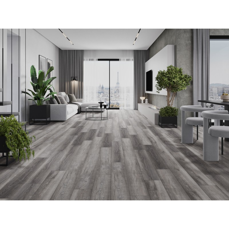 Mexen El Monte próbka paneli winylowych SPC 6,5 mm, podkład IXPE 1,5 mm, 4 V-Fuga, Dąb - F1011-S