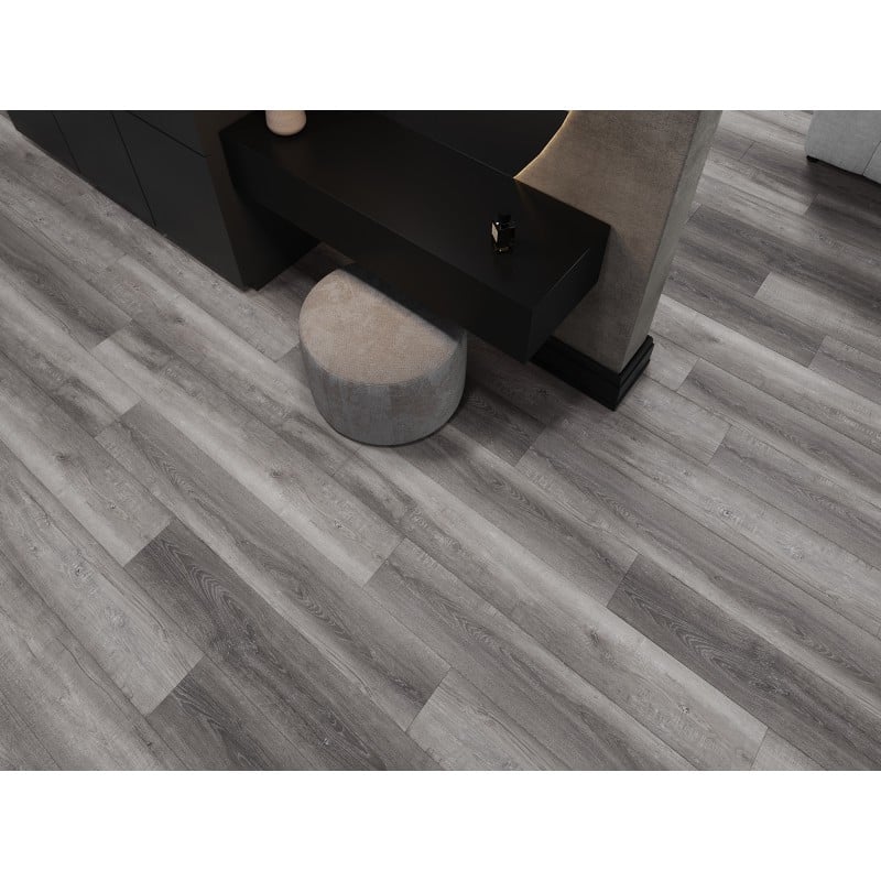 Mexen El Monte Probe von Vinylpaneelen 1240 x 182 mm SPC 6,5 mm, IXPE Unterlage 1,5 mm, 4 V-Fuge, Eiche - F1011-S