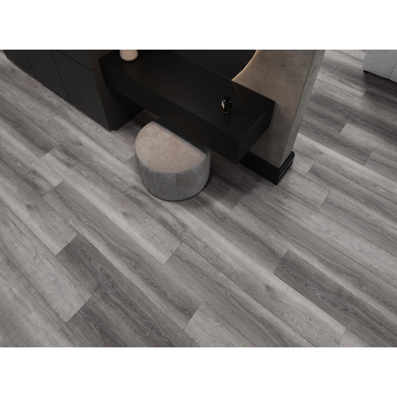 Mexen El Monte SPC Vinyl Panel Sample 6.5 mm, IXPE Underlay 1.5 mm, 4 V-Groove, Oak - F1011-S