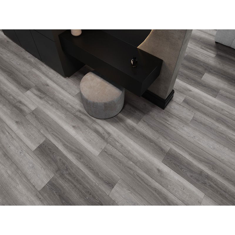 Mexen El Monte vinila paneļa paraugs 1240 x 182 mm SPC 6,5 mm, IXPE pamatne 1,5 mm, 4 V-fuga, ozols - F1011-S