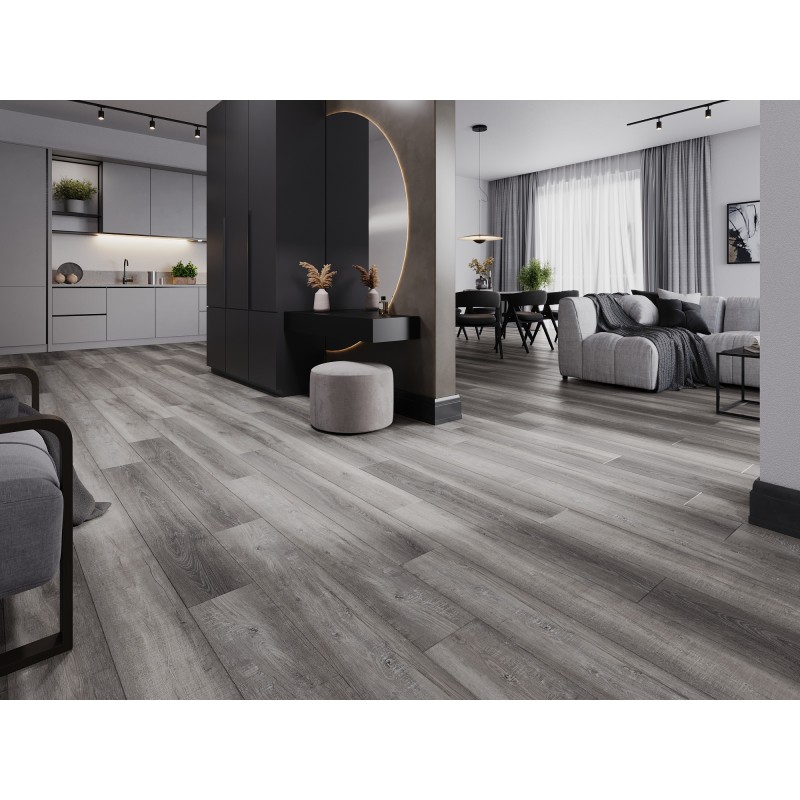 Mexen El Monte próbka paneli winylowych SPC 6,5 mm, podkład IXPE 1,5 mm, 4 V-Fuga, Dąb - F1011-S