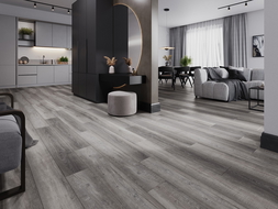 Mexen El Monte Probe von Vinylpaneelen 1240 x 182 mm SPC 6,5 mm, IXPE Unterlage 1,5 mm, 4 V-Fuge, Eiche - F1011-S