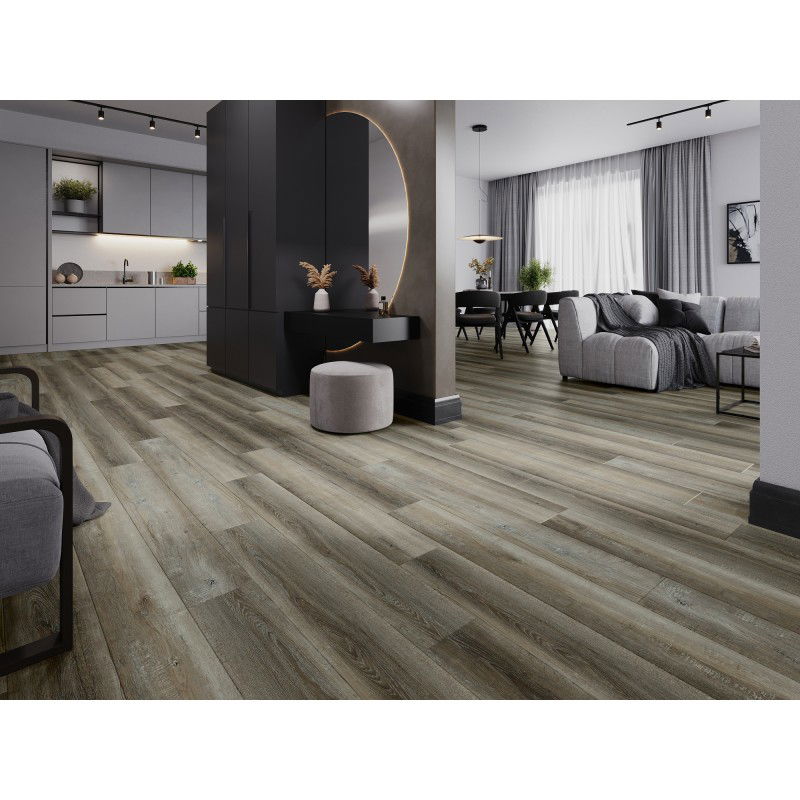 Mexen Aspen SPC-vinyylipaneelinäyte 6,5 mm, IXPE-alusmateriaali 1,5 mm, 4 V-ura, Tammi - F1012-S