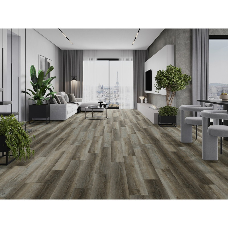 Mexen Aspen vzorec vinilnih plošč SPC 6,5 mm, podlaga IXPE 1,5 mm, 4 V-Fuga, Hrast - F1012-S