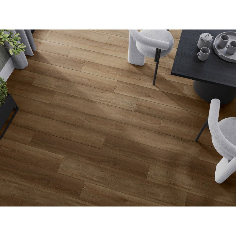 Mexen Queen Creek vinila paneļu paraugs 1240 x 182 mm SPC 6,5 mm, IXPE pamatne 1,5 mm, 4 V-groove, ozols - F1013-S