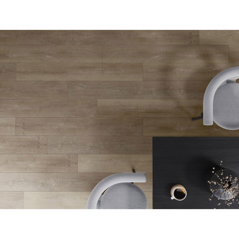 Mexen Windsor monster van vinyl panelen 1240 x 182 mm SPC 6,5 mm, IXPE onderlaag 1,5 mm, 4 V-voeg, Eik - F1016-S