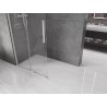 Mexen Velar ścianka prysznicowa rozsuwana Walk-in 80 x 200 cm, transparent 8 mm, nikiel szczotkowany - 871-080-000-03-97
