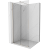 Mexen Velar Duschwand zum Schieben Walk-in 85 x 200 cm, transparent 8 mm, gebürsteter Nickel - 871-085-000-03-97