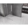Mexen Velar ścianka prysznicowa rozsuwana Walk-in 85 x 200 cm, transparent 8 mm, nikiel szczotkowany - 871-085-000-03-97
