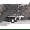 Mexen Velar Duschwand zum Schieben Walk-in 85 x 200 cm, transparent 8 mm, gebürsteter Nickel - 871-085-000-03-97