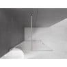 Mexen Velar Paroi de douche coulissante Walk-in 85 x 200 cm, transparent 8 mm, nickel brossé - 871-085-000-03-97
