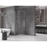 Mexen Velar ścianka prysznicowa rozsuwana Walk-in 90 x 200 cm, transparent 8 mm, nikiel szczotkowany - 871-090-000-03-97
