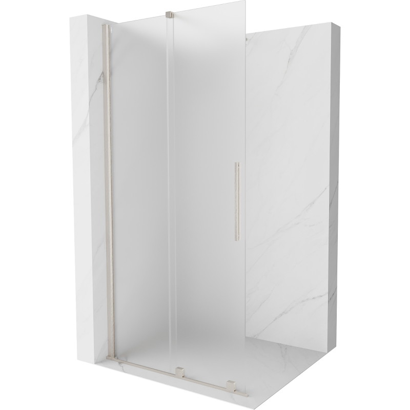 Mexen Velar lükand dušisein Walk-in 90 x 200 cm, matt 8 mm, harjatud nikkel - 871-090-000-33-97
