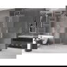 Mexen Velar Walk-In Duschwand Schiebbar 70 x 200 cm, Matt 8 mm, Gebürsteter Nickel - 871-070-000-33-97
