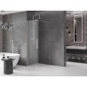 Mexen Velar lükand dušisein Walk-in 90 x 200 cm, matt 8 mm, harjatud nikkel - 871-090-000-33-97