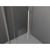 Mexen Velar lükand dušisein Walk-in 90 x 200 cm, matt 8 mm, harjatud nikkel - 871-090-000-33-97