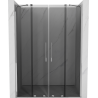 Mexen Velar Duo sliding shower doors 140 cm, graphite, chrome - 871-140-000-42-01