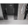 Mexen Velar Duo sliding shower doors 140 cm, graphite, chrome - 871-140-000-42-01
