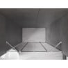 Mexen Velar Duo drzwi prysznicowe rozsuwane 150 cm, grafit, chrom - 871-150-000-42-01