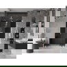 Mexen Velar Duo Schiebeduschtür 140 cm, Graphit, Weiß - 871-140-000-42-20