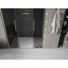Mexen Velar Duo lükanduksed duššile 140 cm, grafiit, kuldne harjatud - 871-140-000-42-55