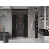 Mexen Velar Duo drzwi prysznicowe rozsuwane 150 cm, grafit, miedź szczotkowana - 871-150-000-42-65