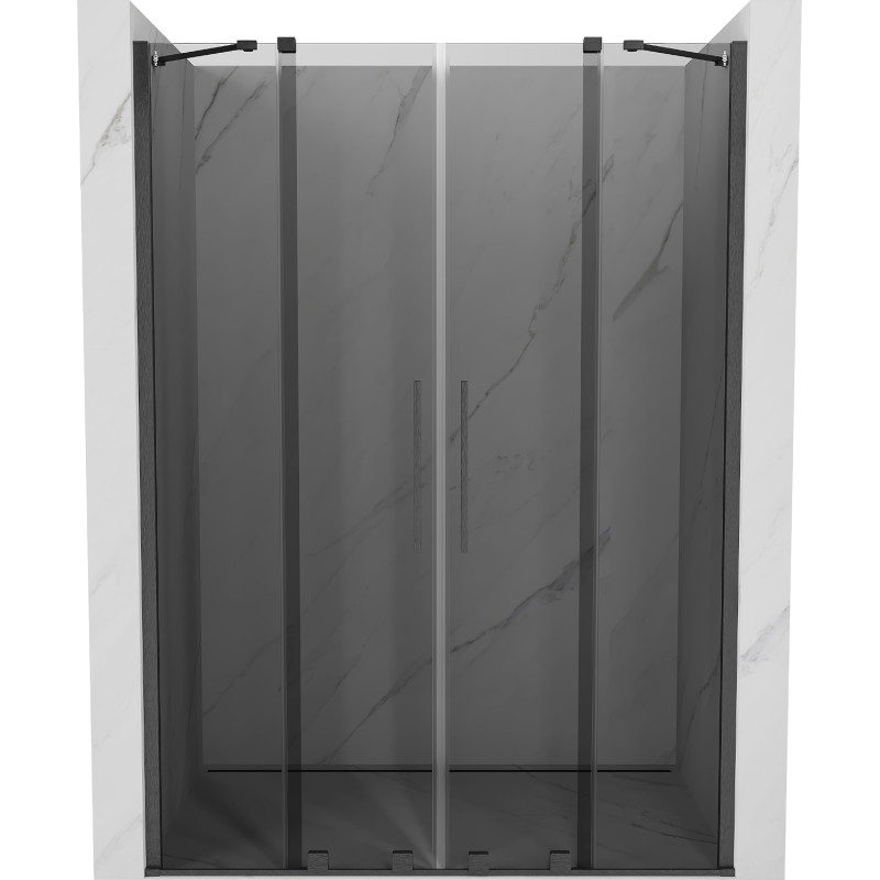 Mexen Velar Duo liuguksed duššiuks 150 cm, grafiit, harjatud relvade hall - 871-150-000-42-66
