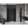 Mexen Velar Duo puerta de ducha corredera 140 cm, grafito, gris arma cepillado - 871-140-000-42-66