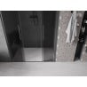 Mexen Velar Duo portes de douche coulissantes 150 cm, graphite, gun gray brossé - 871-150-000-42-66