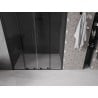 Mexen Velar Duo drzwi prysznicowe rozsuwane 160 cm, grafit, czarne - 871-160-000-42-70