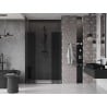 Mexen Velar Duo sliding shower doors 150 cm, graphite, black - 871-150-000-42-70