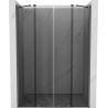 Mexen Velar Duo portes de douche coulissantes 150 cm, graphite, métal-pistolet - 871-150-000-42-95