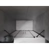 Mexen Velar Duo drzwi prysznicowe rozsuwane 160 cm, grafit, czarne - 871-160-000-42-70