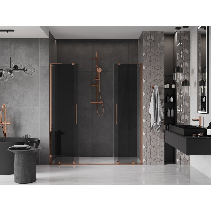 Mexen Velar L Duo lükandussid 200 cm, grafiit, roosa kuld - 871-200-003-42-60