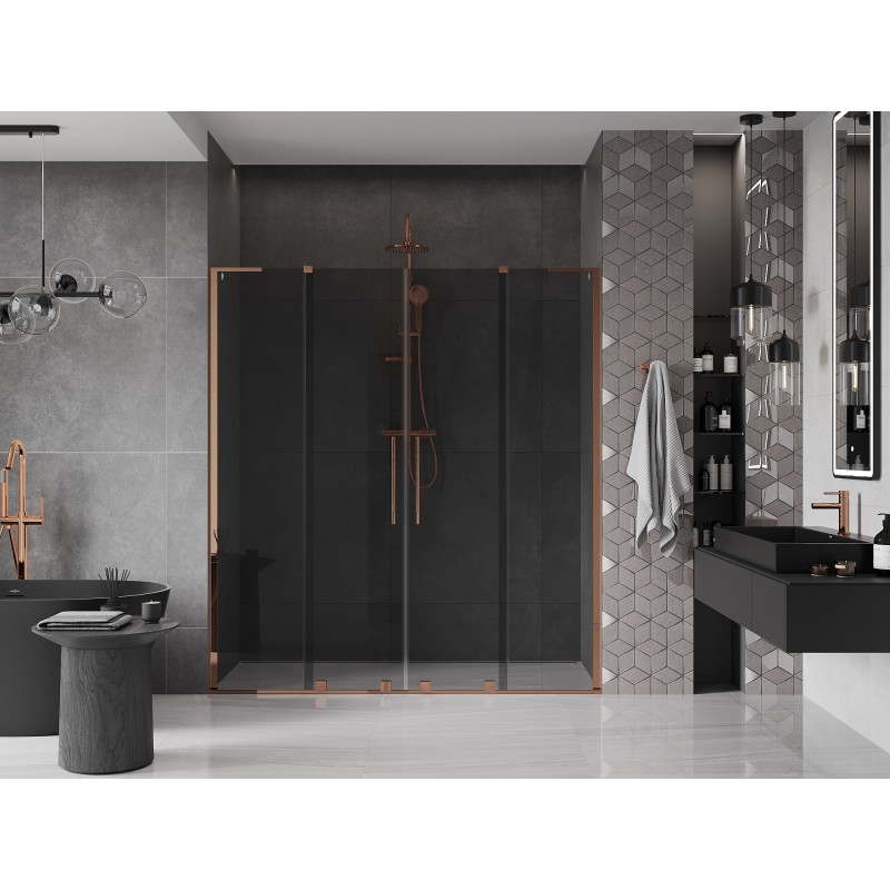 Mexen Velar L Duo lükandussid 200 cm, grafiit, roosa kuld - 871-200-003-42-60