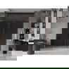 Mexen Velar L Duo Duschschiebetüren 200 cm, Grafit, Gebürstetes Kupfer - 871-200-003-42-65