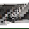 Mexen Velar L Duo Duschschiebetüren 200 cm, Grafit, Gebürstetes Kupfer - 871-200-003-42-65