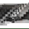 Mexen Velar L Duo Schiebetür Duschkabine 170 cm, grafit, gebürstet gun gray - 871-170-003-42-66